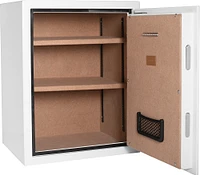 Barska - 4.48 CUBIC FT BIOMETRIC FIREPROOF SAFE - White