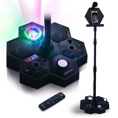 Singsation - Performer Deluxe Karaoke System - Black