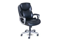 Serta - My Fit Executive Office Chair with Active Lumbar Support - Black