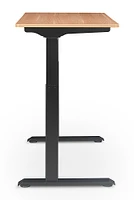 Serta - Creativity Electric Height Adjustable Standing Desk - Light Brown