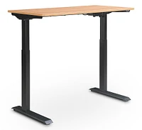 Serta - Creativity Electric Height Adjustable Standing Desk - Light Brown