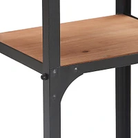 Serta - Overland Bookshelf - Wood and Black