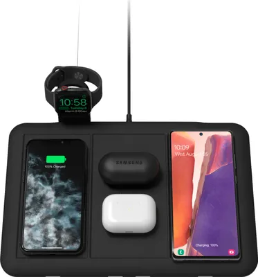 mophie - 4-in-1 Universal Wireless Charging Mat - Black