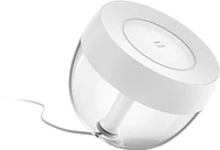 Philips - Geek Squad Certified Refurbished Hue Iris White and Color Ambiance Table Lamp - White And Clear