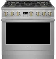 Monogram - Cu. Ft. Freestanding Dual Fuel Convection Range with Self-Clean, Built-In Wi-Fi, and Burners