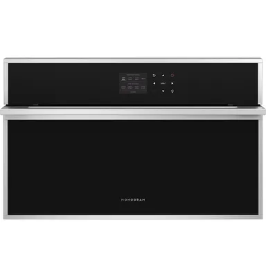 Monogram - Minimalist 30" Built-In Single Electric Convection Wall Oven with Steam Cooking - Stainless Steel