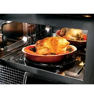 Monogram - Advantium 30" Built-In Single Electric Convection Wall Oven - Stainless Steel