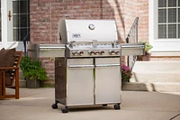 Weber - Summit S-470 4-Burner Propane Gas Grill - Stainless Steel