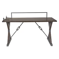 OSP Home Furnishings - Creator Instructable Desk in - Grey