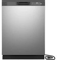 GE - Front Control Built-In Dishwasher with dBA