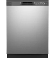 GE - Front Control Built-In Dishwasher with dBA