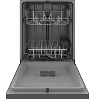 GE - Front Control Built-In Dishwasher with dBA