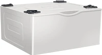 Samsung - Washer/Dryer Laundry Pedestal with Storage Drawer - Ivory