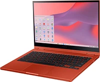 Samsung - Galaxy Chromebook 2 - 13.3" QLED Touch Screen - Intel Core i3 - 8GB Memory - 128GB eMMC - Fiesta Red