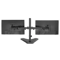 Mount-It! - Dual Monitor Desk Stand - Black