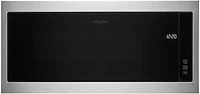 Whirlpool - 1.1 Cu. Ft. Built-In Microwave with Slim Trim Kit - Stainless Steel