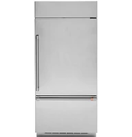 Café - 21.3 Cu. Ft. Bottom-Freezer Built-In Refrigerator with Right-Hand Side Door - Stainless Steel