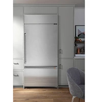 Café - 21.3 Cu. Ft. Bottom-Freezer Built-In Refrigerator with Right-Hand Side Door - Stainless Steel