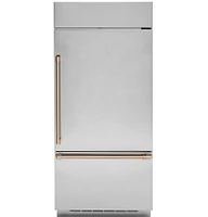 Café - 21.3 Cu. Ft. Bottom-Freezer Built-In Refrigerator with Right-Hand Side Door - Stainless Steel