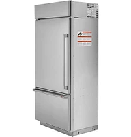 Café - 21.3 Cu. Ft. Bottom-Freezer Built-In Refrigerator with Left-Hand Side Door - Stainless Steel