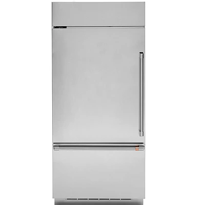 Café - 21.3 Cu. Ft. Bottom-Freezer Built-In Refrigerator with Left-Hand Side Door - Stainless Steel