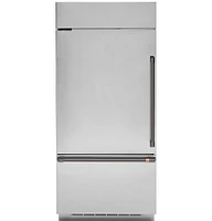 Café - 21.3 Cu. Ft. Bottom-Freezer Built-In Refrigerator with Left-Hand Side Door - Stainless Steel