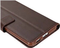 SaharaCase - Folio Wallet Case for Samsung Galaxy S21+ 5G - Brown