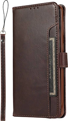 SaharaCase - Folio Wallet Case for Samsung Galaxy S21+ 5G - Brown