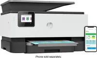 HP - OfficeJet Pro 9015e Wireless All-In-One Inkjet Printer with 6 months of Instant Ink Included with HP+ - White