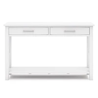 Simpli Home - Kitchener Console Sofa Table - White