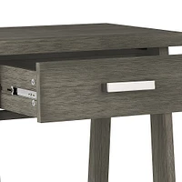 Simpli Home - Sawhorse Bedside Table - Farmhouse Grey