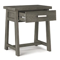 Simpli Home - Sawhorse Bedside Table - Farmhouse Grey