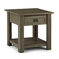 Simpli Home - Monroe End Table - Distressed Grey