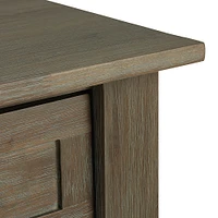 Simpli Home - Monroe End Table - Distressed Grey