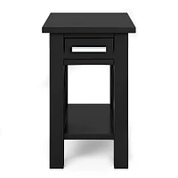 Simpli Home - Kitchener Narrow Side Table - Black