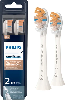 Philips Sonicare - Premium All-in-One (A3) Replacement Toothbrush Heads, (2-pack