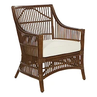 OSP Home Furnishings - Maui Chair - Cream/Brown