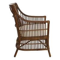 OSP Home Furnishings - Maui Chair - Cream/Brown