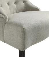 OSP Home Furnishings - Evelyn Tufted Chair in Fabric - Linen