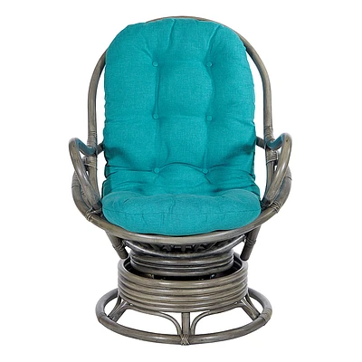 OSP Home Furnishings - Tahiti Rattan Swivel Rocker