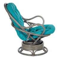 OSP Home Furnishings - Tahiti Rattan Swivel Rocker