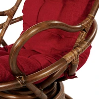 OSP Home Furnishings - Kauai Rattan Swivel Rocker Chair