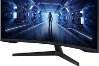 Samsung - Geek Squad Certified Refurbished Odyssey G5 34" LED Curved FreeSync Monitor With HDR - Black