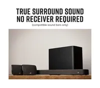 Polk Audio - Wireless Surround Speakers (Pair) for Polk React and Polk Magnifi Soundbars - Black