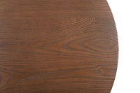 Elle Decor - Ines Round Coffee Table - Walnut