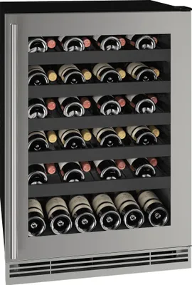 U-Line - cu ft -750ml bottle Wine Refrigerator