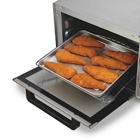 Hamilton Beach - Sure-Crisp 4-Slice Air Fryer Toaster Oven - STAINLESS STEEL