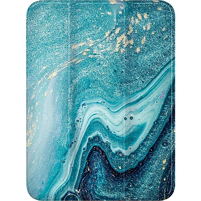 SaharaCase - Folio Case for Apple iPad mini (6th Generation 2021) - Green Marble