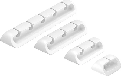 SaharaCase - USB Cable Holder Organizer (4-Pack) - White