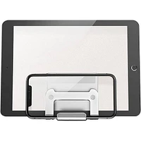 SaharaCase - Wall Mount for Most Cell Phones and Tablets up to 9" - Silver